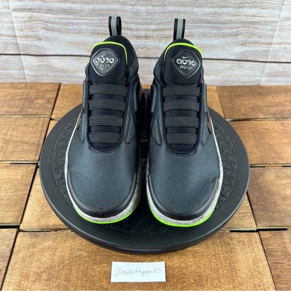 Nike Adapt Auto Max Black Fireberry Volt - Picture 6 of 10